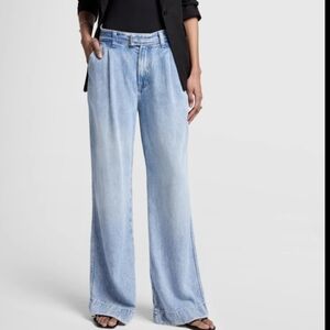 7 For All Mankind Pleaded Trouser Jean